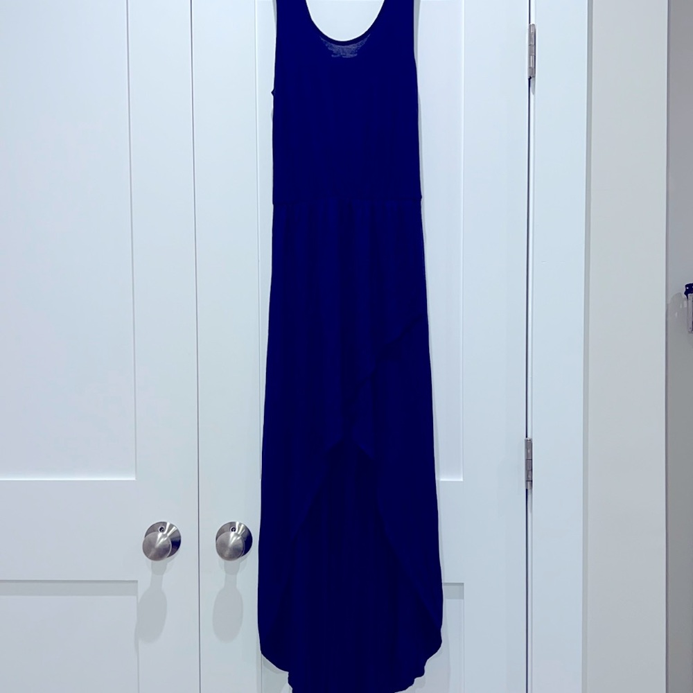 Gently worn navy high low dress